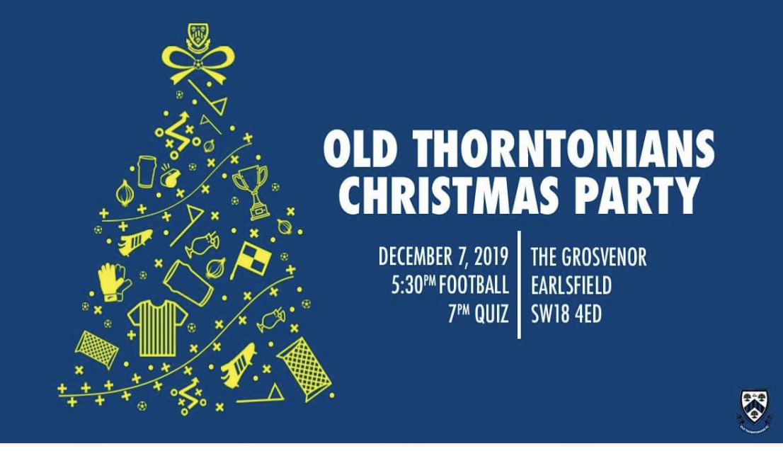 Old Thorns Christmas Party! Old Thorntonians FC